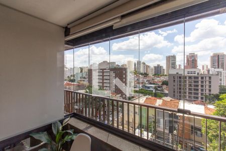 Studio -Varanda de apartamento à venda com 1 quarto, 32m² em Perdizes, São Paulo