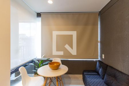 Studio -Varanda de apartamento à venda com 1 quarto, 32m² em Perdizes, São Paulo