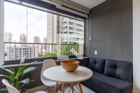 Studio -Varanda de apartamento à venda com 1 quarto, 32m² em Perdizes, São Paulo