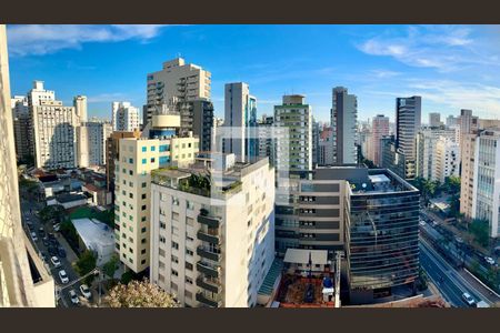 Vista da Varanda de apartamento para alugar com 1 quarto, 42m² em Cerqueira César, São Paulo