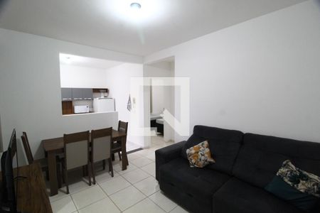 Sala de apartamento para alugar com 2 quartos, 45m² em Gávea, Uberlândia