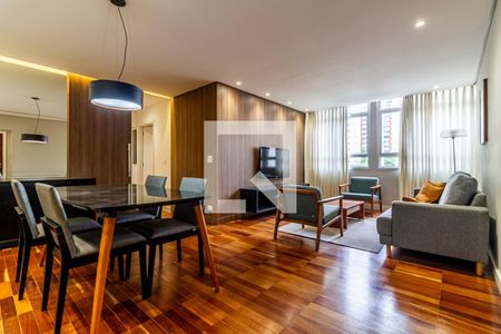 Sala de apartamento para alugar com 3 quartos, 102m² em Paraíso, São Paulo