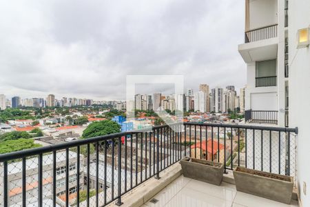 Varanda da Sala de apartamento à venda com 2 quartos, 71m² em Cidade Monções, São Paulo