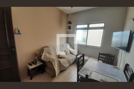 Sala de apartamento para alugar com 1 quarto, 40m² em Vila Caiçara, Praia Grande