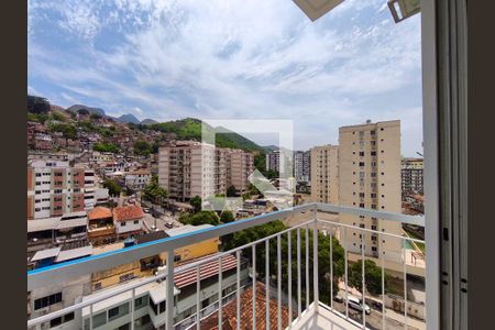 Varanda da Sala de apartamento para alugar com 1 quarto, 62m² em Engenho Novo, Rio de Janeiro