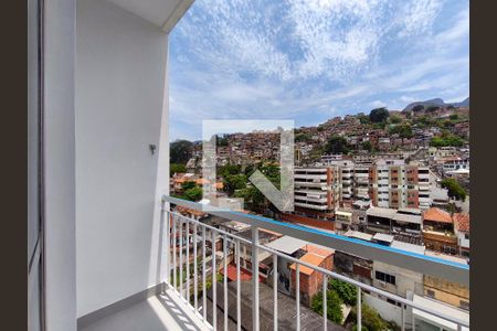 Varanda da Sala de apartamento para alugar com 1 quarto, 62m² em Engenho Novo, Rio de Janeiro