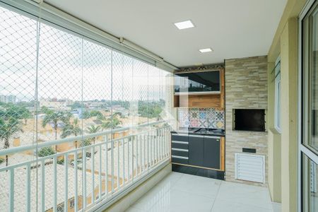 Varanda gourmet de apartamento à venda com 3 quartos, 80m² em Mauá, São Caetano do Sul