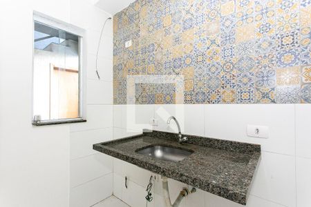 Cozinha de apartamento para alugar com 1 quarto, 36m² em Jardim Maringa, São Paulo