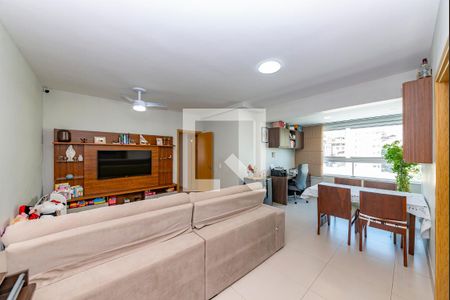 Sala de apartamento para alugar com 3 quartos, 88m² em Grajaú, Belo Horizonte