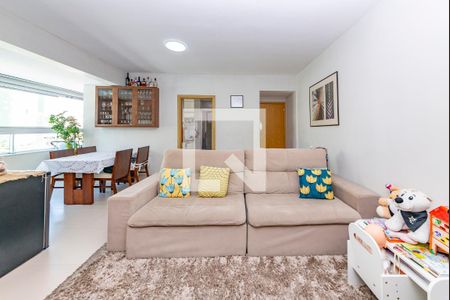 Sala de apartamento para alugar com 3 quartos, 88m² em Grajaú, Belo Horizonte