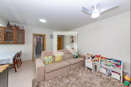 Sala de apartamento para alugar com 3 quartos, 88m² em Grajaú, Belo Horizonte