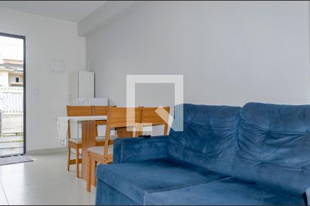 Sala / Cozinha de kitnet/studio para alugar com 1 quarto, 42m² em Rio Tavares, Florianópolis