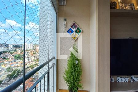 Varanda da Sala de TV de apartamento à venda com 3 quartos, 60m² em Vila Satúrnia, Campinas