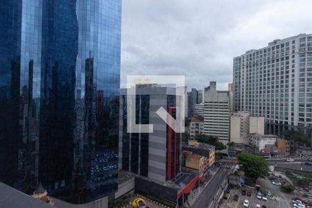 Suíte - Vista de apartamento para alugar com 1 quarto, 28m² em Sé, São Paulo