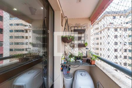 Varanda da Sala de apartamento à venda com 3 quartos, 75m² em Vila Gilda, Santo André