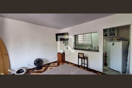 Sala /quarto de kitnet/studio para alugar com 1 quarto, 30m² em Canto do Forte, Praia Grande