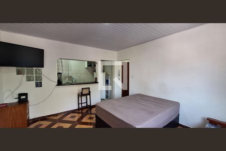 Sala /quarto de kitnet/studio para alugar com 1 quarto, 30m² em Canto do Forte, Praia Grande