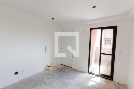 Sala e Cozinha de apartamento à venda com 2 quartos, 52m² em Campestre, Santo André