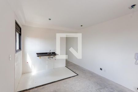 Sala e Cozinha de apartamento à venda com 2 quartos, 52m² em Campestre, Santo André