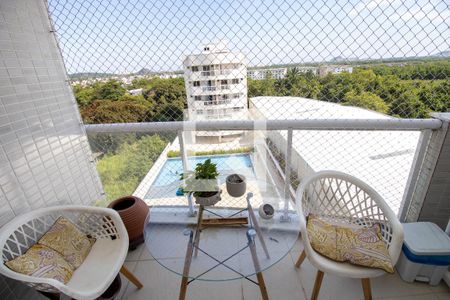 Varanda de apartamento à venda com 1 quarto, 55m² em Vargem Grande, Rio de Janeiro