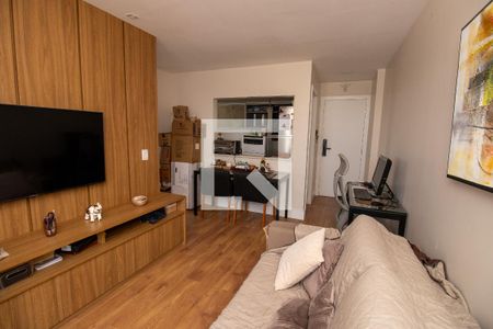 Sala de apartamento à venda com 1 quarto, 55m² em Vargem Grande, Rio de Janeiro