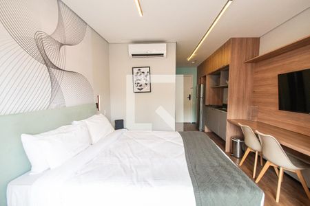 Sala/quarto de kitnet/studio para alugar com 1 quarto, 27m² em Vila Mariana, São Paulo