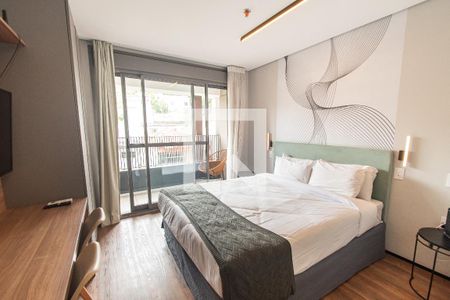 Sala/quarto de kitnet/studio para alugar com 1 quarto, 27m² em Vila Mariana, São Paulo