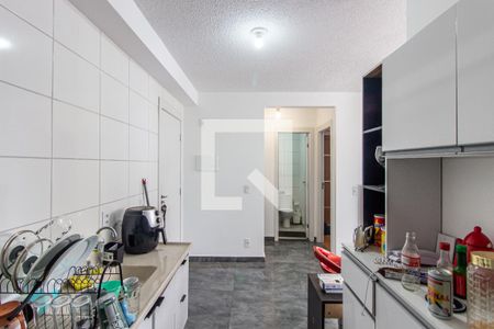 Sala-Cozinha de apartamento à venda com 2 quartos, 36m² em Jardim Santo Antonio, São Paulo