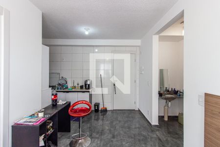 Sala-Cozinha de apartamento à venda com 2 quartos, 36m² em Jardim Santo Antonio, São Paulo