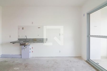 Studio - Quarto e Cozinha de apartamento à venda com 1 quarto, 25m² em Butantã, São Paulo