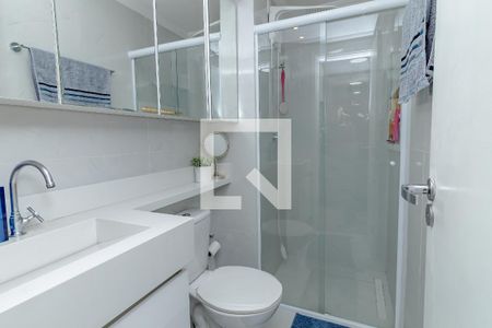 Banheiro de apartamento para alugar com 2 quartos, 34m² em Barra Funda, São Paulo