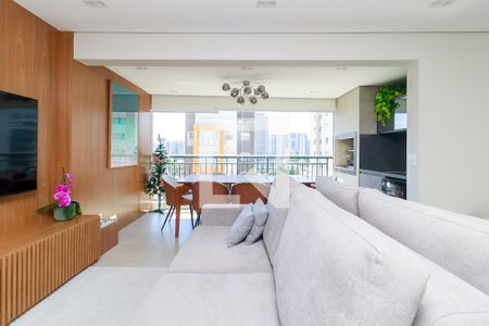 Sala de apartamento à venda com 3 quartos, 95m² em Vila Gertrudes, São Paulo