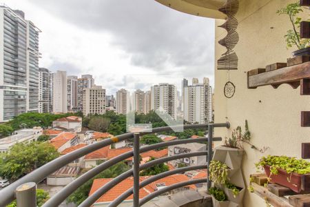 Varanda da Sala de apartamento à venda com 2 quartos, 75m² em Vila Romana, São Paulo