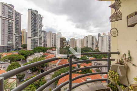 Varanda da Sala de apartamento à venda com 2 quartos, 75m² em Vila Romana, São Paulo