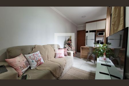 Sala de apartamento à venda com 2 quartos, 80m² em Jardim Utinga, Santo André