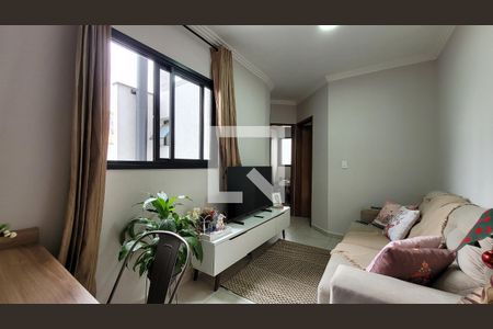 Sala de apartamento à venda com 2 quartos, 80m² em Jardim Utinga, Santo André