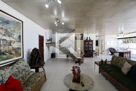 Sala de casa para alugar com 6 quartos, 700m² em Loteamento Joao Batista Juliao, Guarujá