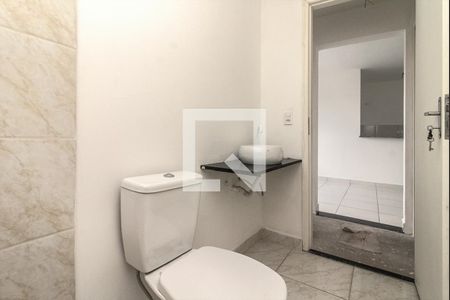 banheiro social_3 de apartamento à venda com 2 quartos, 50m² em Vila Moinho Velho, São Paulo