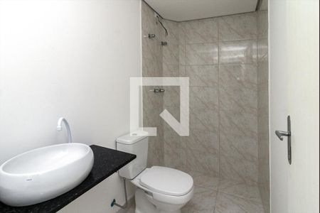 banheiro social de apartamento à venda com 2 quartos, 50m² em Vila Moinho Velho, São Paulo