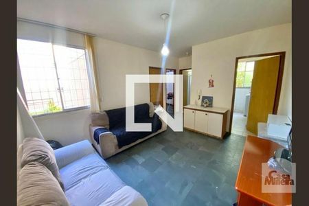 sala de apartamento à venda com 2 quartos, 55m² em Floramar, Belo Horizonte