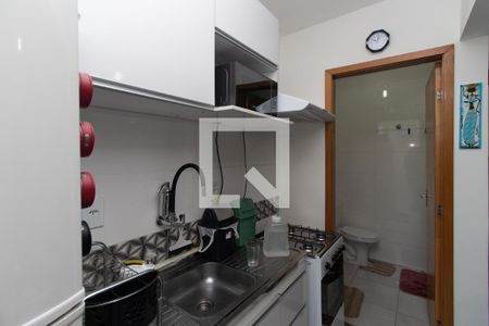 Cozinha de apartamento para alugar com 1 quarto, 30m² em Vila Constança, São Paulo