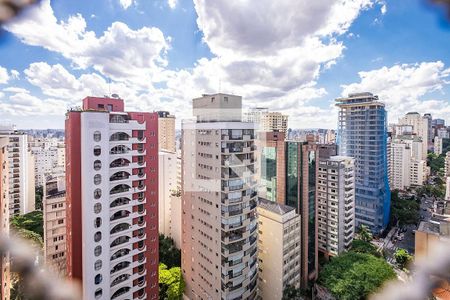 Sala - Vista Varanda de apartamento para alugar com 1 quarto, 45m² em Jardins, São Paulo