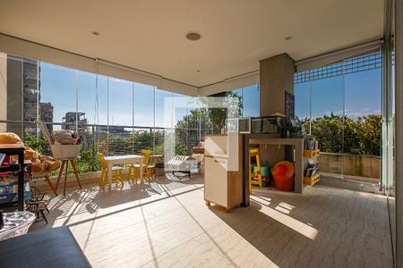 Sala - Varanda de apartamento à venda com 3 quartos, 184m² em Pinheiros, São Paulo