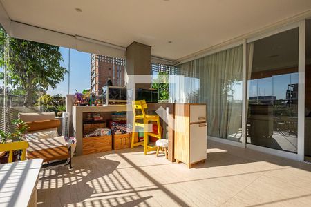 Sala - Varanda de apartamento à venda com 3 quartos, 184m² em Pinheiros, São Paulo