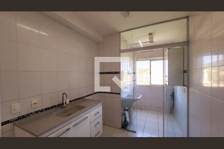 Cozinha e Área de Serviço de apartamento à venda com 2 quartos, 54m² em Jardim das Samambaias, Jundiaí