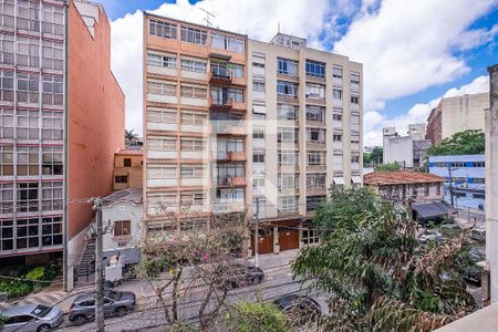 Sala/Cozinha - Vista Varanda de apartamento para alugar com 1 quarto, 47m² em Pinheiros, São Paulo