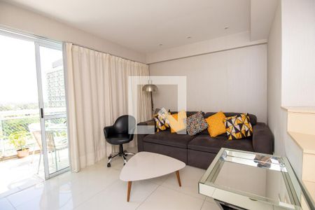 Sala de apartamento para alugar com 2 quartos, 99m² em Barra da Tijuca, Rio de Janeiro