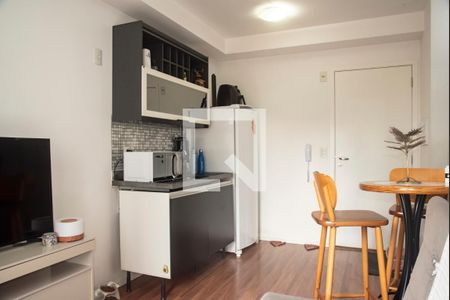 Sala/Cozinha de apartamento para alugar com 1 quarto, 30m² em Mirandópolis, São Paulo