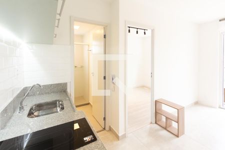 Sala/Cozinha de apartamento para alugar com 1 quarto, 27m² em Moema, São Paulo