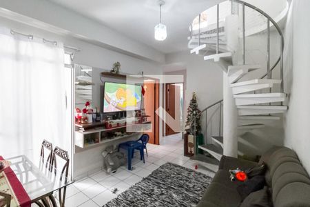 Sala  de apartamento para alugar com 3 quartos, 110m² em Ressaca, Contagem